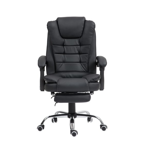 Chefsessel mit Massagefunktion und Fußablage 