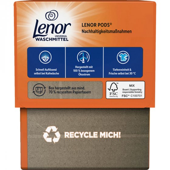 Lenor All-in-1 Pods Orangenblüte & Pfirsich 18 Pods 