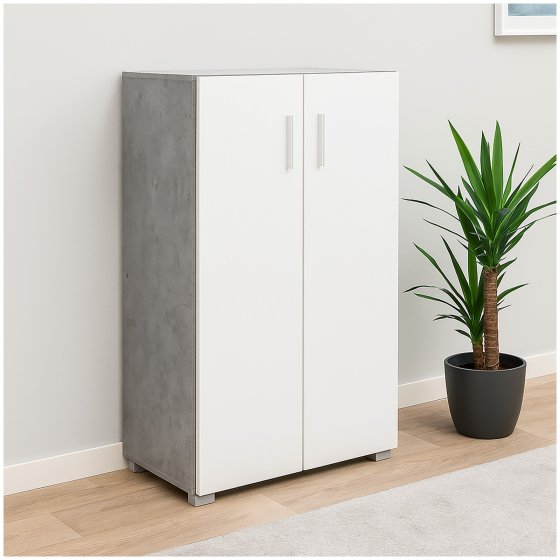 Sideboard Kommode 2 Türen Schrank Stauraum 60 x 115 cm 