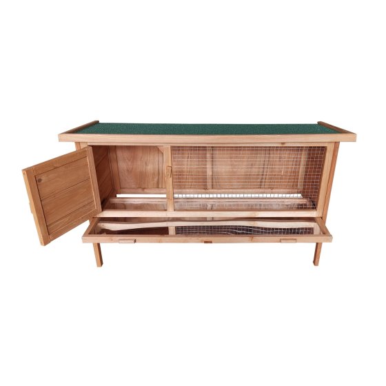 Hasenstall aus Holz Kleintierstall mit herausziehbarer Wanne für leich 