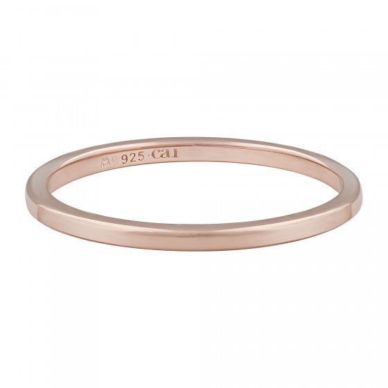 Ring 925 Silber rosé vergoldet Basic Stacking 