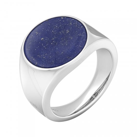 Ring 925 Silber rhodiniert Lapislazuli 