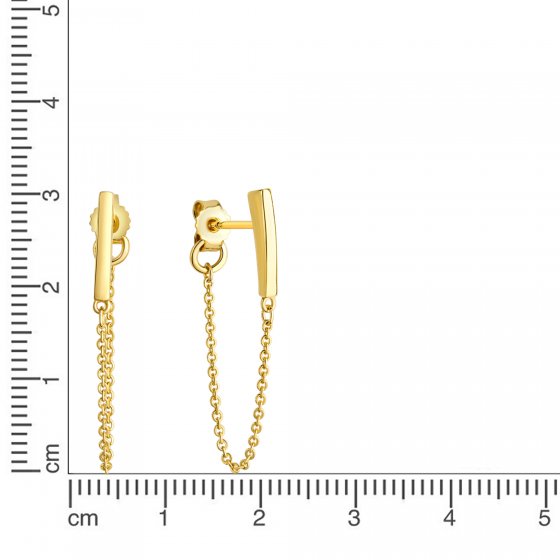 Ohrring 375 Gelbgold 