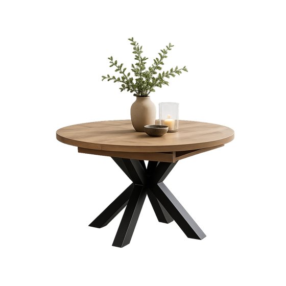 Ausziehtisch 110 - 150 cm amerikanische Eiche Adeel 