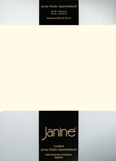 Spannbetttuch Elastic Jersey 5002 Janine natur | 200x200