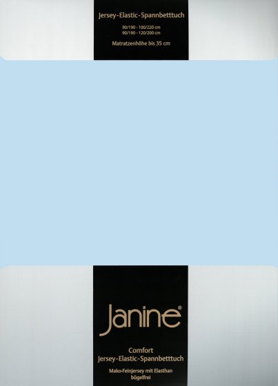 Spannbetttuch Elastic Jersey 5002 Janine hellblau | 200x200