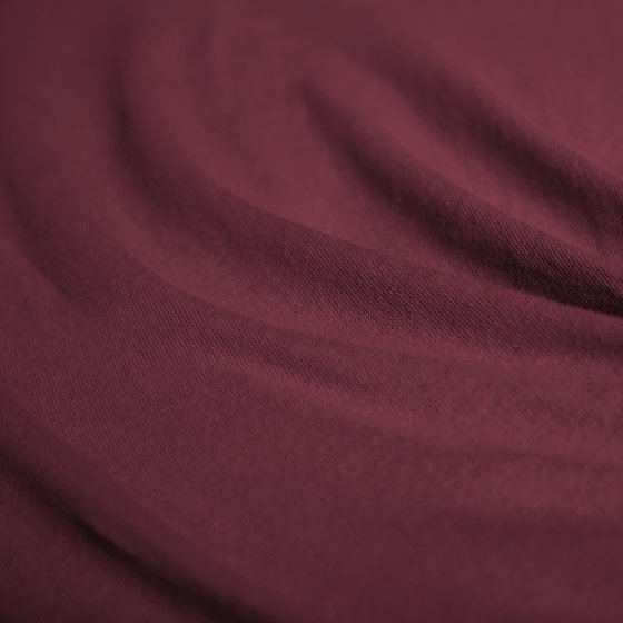 Spannbetttuch Mako-Feinjersey HAHN bordeaux | 190x200