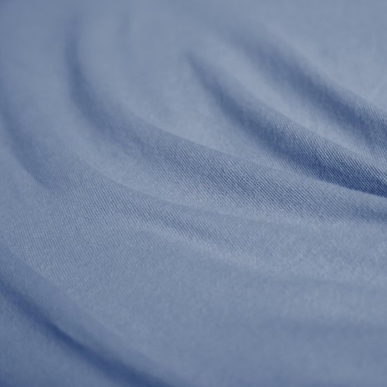 Spannbetttuch Mako-Feinjersey HAHN blau | 190x200