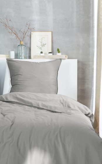 Bettwäsche Renforce HAHN kitt | 155x220