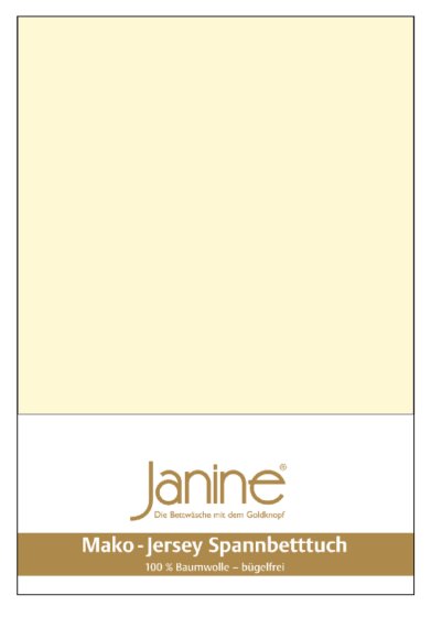 Spannbetttuch Mako Feinjersey Janine champagner | 150x200