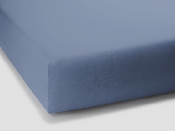 Spannbettlaken Bella Donna Jersey 037 FORMESSE Jeansblau | 200x220-200x240