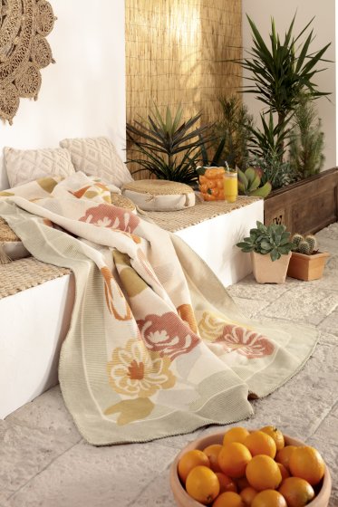 Wohndecke Bloom Frame Biederlack 