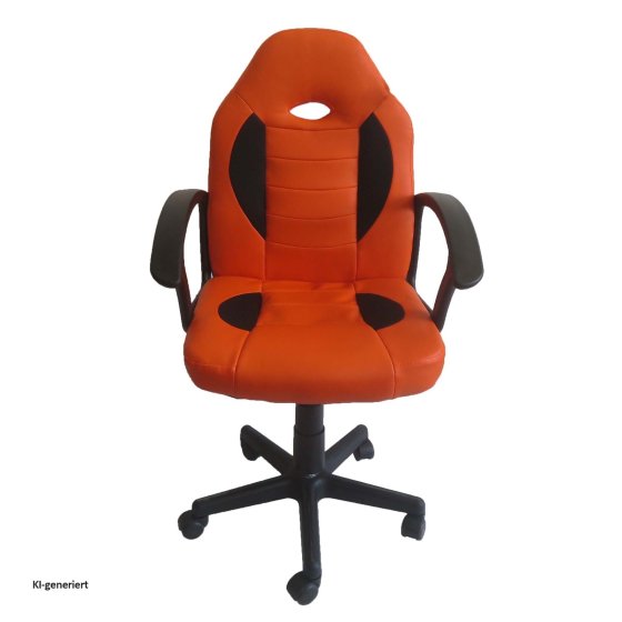 Schreibtischstuhl höhenverstellbar Daytona Junior Orange 