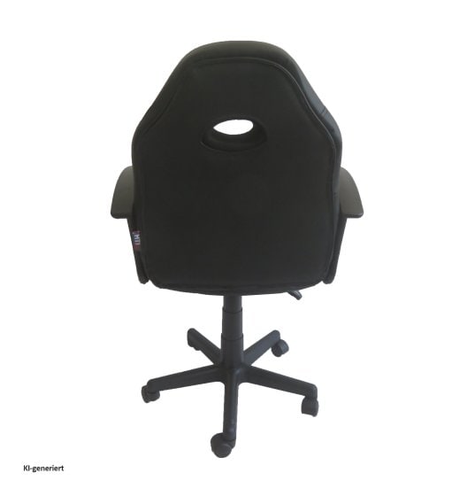 Schreibtischstuhl Junior höhenverstellbar ergonomischer Drehstuhl Schwarz-Grün 