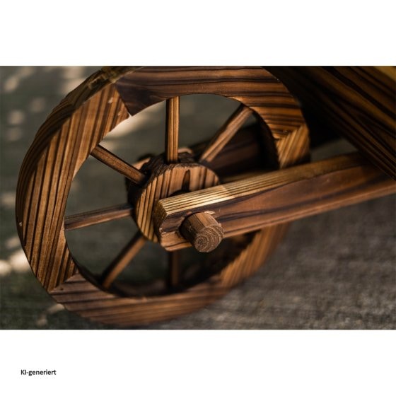 Holzschubkarre Natur Sommerset 