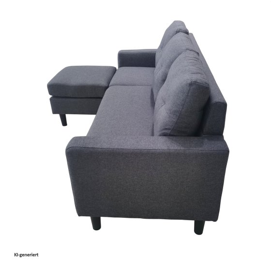 Ecksofa Reva Grau 