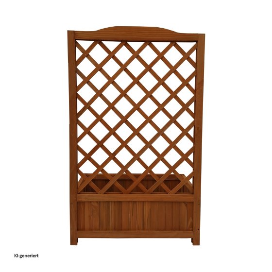Pflanzkasten mit Rankgitter aus Holz Blumenkasten für Terrasse und Balkon 