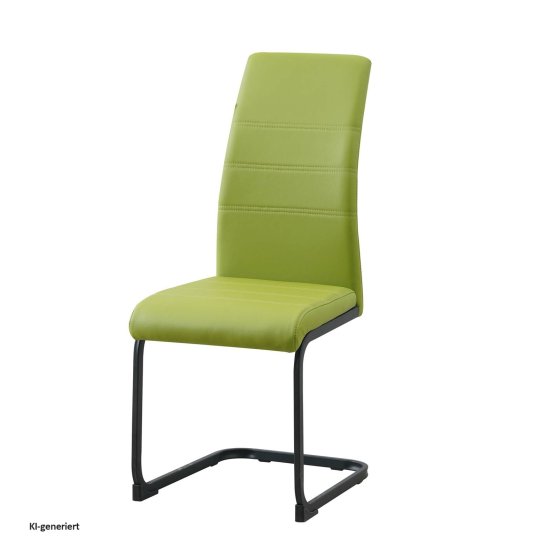Schwingstuhl 4er Set PU grün SallyP 