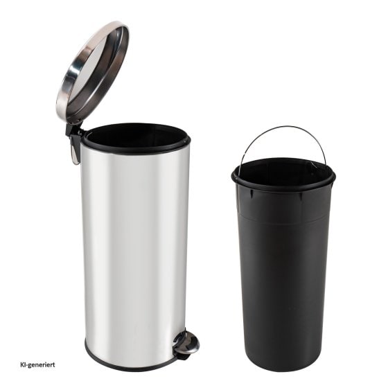 Abfalleimer 30 Liter Edelstahl Jannik 