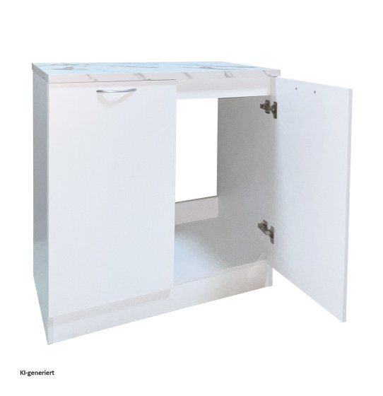 Spülenunterschrank Jenna Weiß 80 cm 