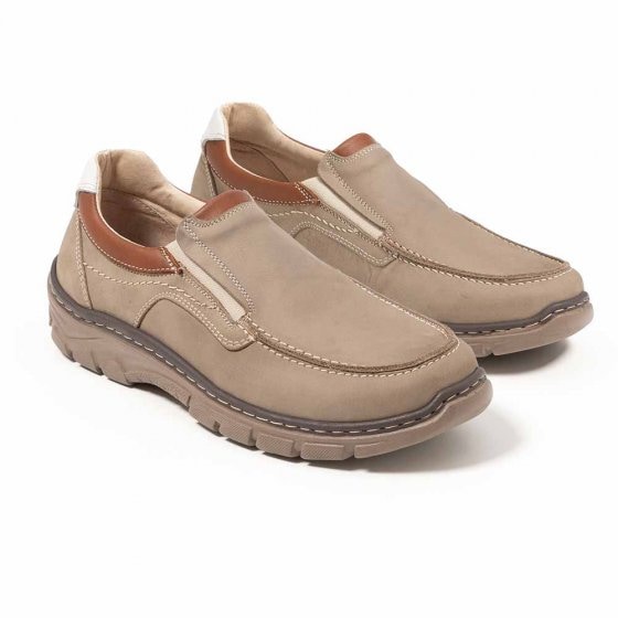 Herren Leder Slipper 