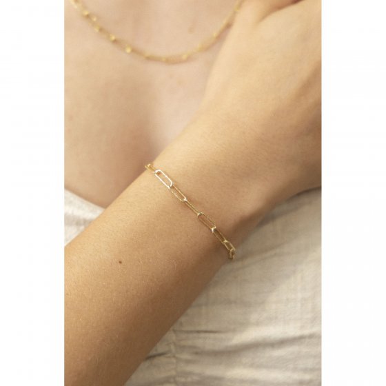 Armband 925 Silber gelb vergoldet 