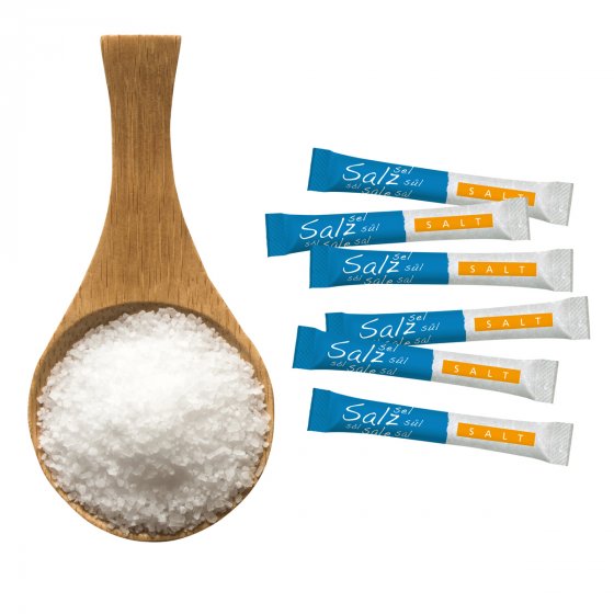 Hellma Salz Sticks 750 Portionen Stäbchen Format Portionssalz 750g 