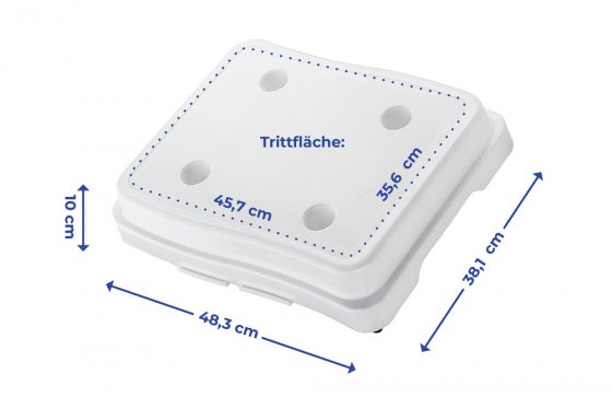 Bad-Stufe 3er, 38,1 x 48,3 x 10 cm