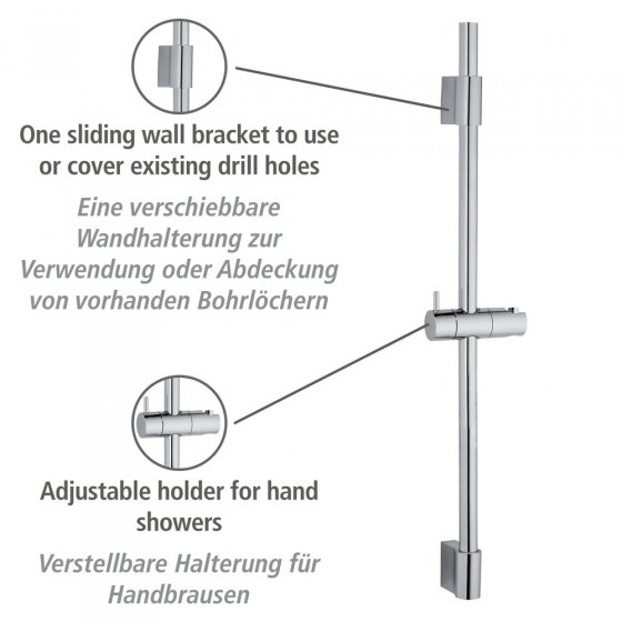 Duschstange Mod. Classic Chrom 70 cm, 70 cm 