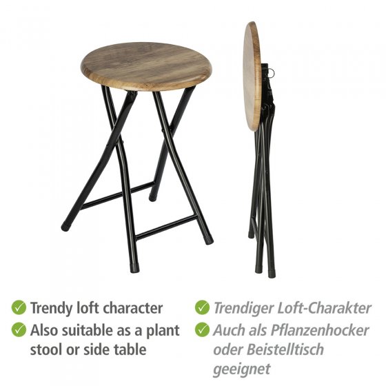 Hocker Mod. Forio, Beistelltisch, Pflanzenhocker