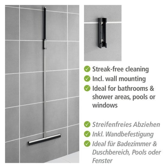Edelstahl Boden-und Fensterwischer Mod. Rosole, große Wischbreite 