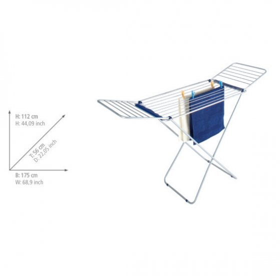 Flügel Wäschetrockner Mod. Wings, 16 m Trockenlänge