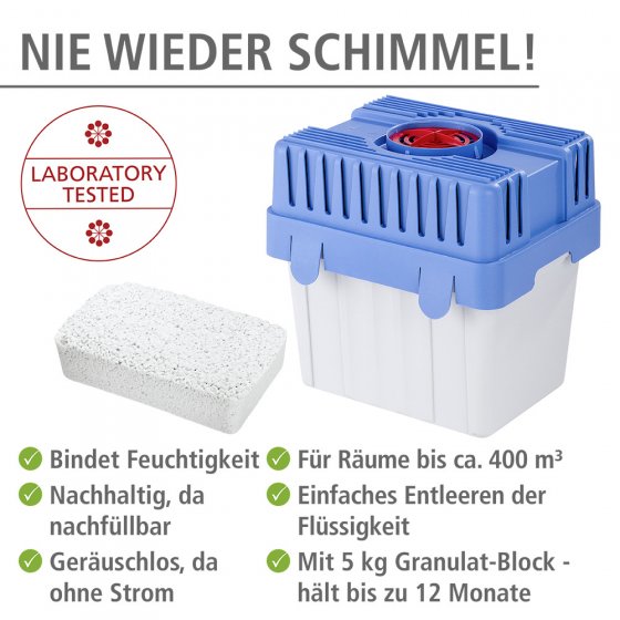 Feuchtigkeitskiller 5 kg, Raumentfeuchter