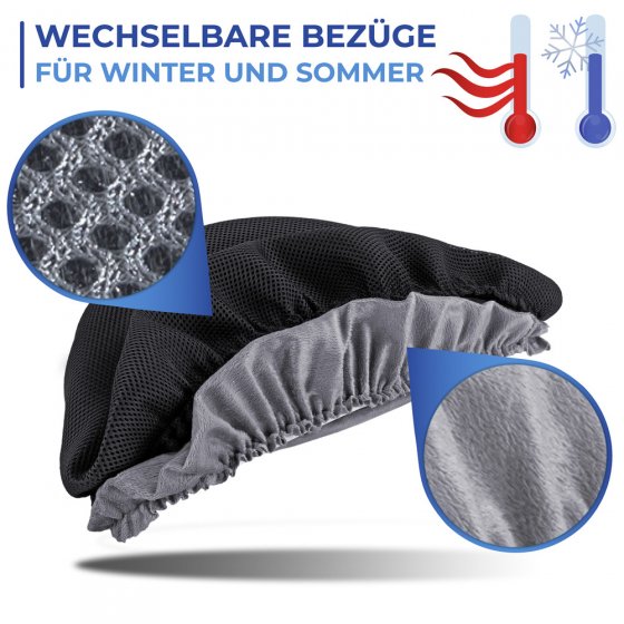 Gel Dreh-Sitzkissen Mod. Komfort, Orthopädisches Visco-Drehkissen 