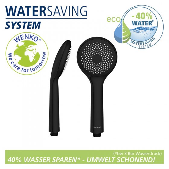 Duschkopf Watersaving Ø 95 cm 1 Funktion, Ø 9,5 cm 