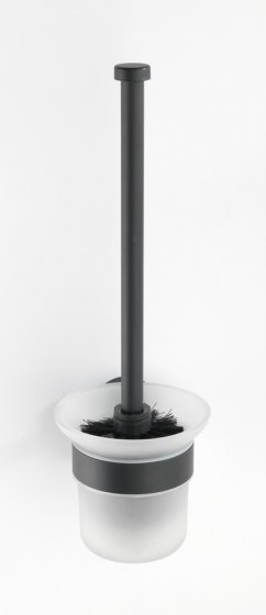 WC-Garnitur Mod. Bosio offen Edelstahl Black matt, rostfrei 