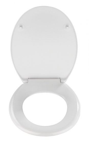 WC-Sitz Mod. Vigone Weiß, aus antibakteriellem Duroplast