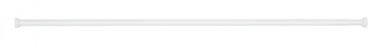 Teleskop-Duschstange Weiß Ø 2 cm, 110 - 185 cm, aus rostfreiem Aluminium