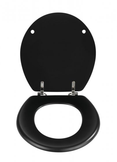 WC-Sitz Mod. Prima Schwarz Matt, MDF, FSC® zertifiziert