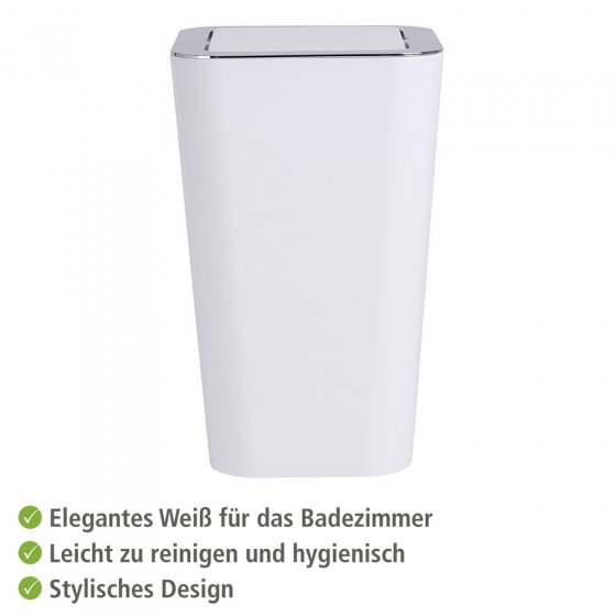 Schwingdeckeleimer Mod. Candy White, 6 Liter 