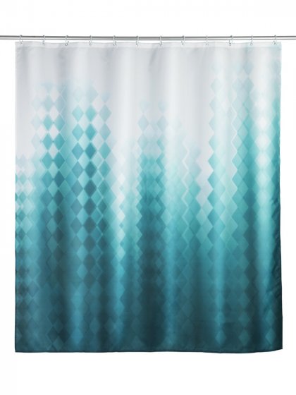 Duschvorhang Mod. Tullin, Textil (Polyester), 180 x 200 cm, waschbar 