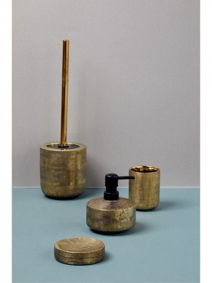 Bad-Accessoire Set Mod. Rivara, 3-teilig, Bad-Zubehör handbemalt 