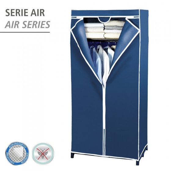 Kleiderschrank Air mit Ablage, Stoffschrank, Faltschrank
