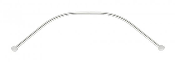 Rundduschstange Chrom, 80 x 80 / 90 x 90 cm 