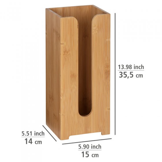 Toilettenpapierhalter Mod. Bambusa, aus Bambus 