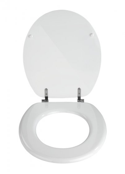 WC-Sitz Mod. Valencia Weiß, aus MDF
