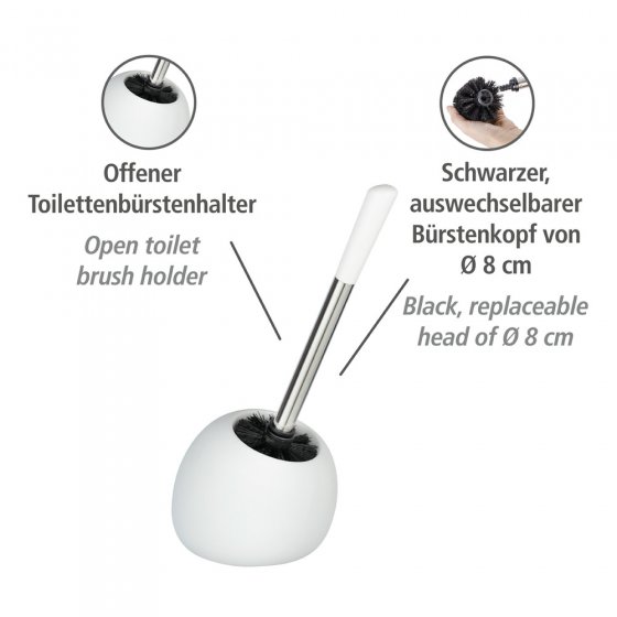 WC-Garnitur Mod. Polaris Weiß matt, aus hochwertiger Keramik
