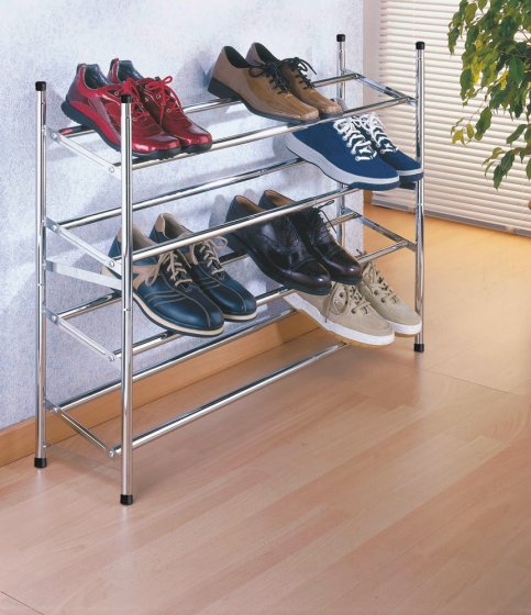 Schuhregal ausziehbar, für 10 Paar Schuhe 
