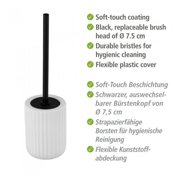 Keramik WC-Garnitur Mod. Belluno Weiß, mit Soft-Touch Oberfläche 