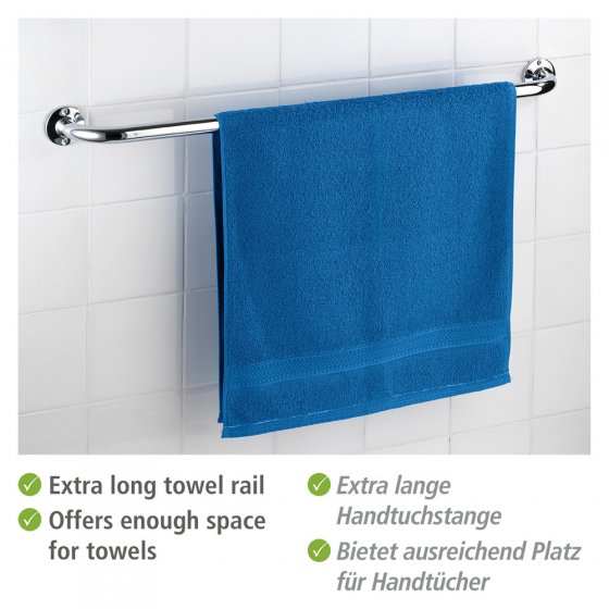 Badetuchstange Mod. Basic 80 cm, extra lange Handtuchstange